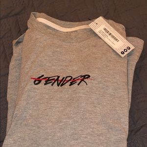 Pride “End Gender” Print T Shirt in Loose Fit